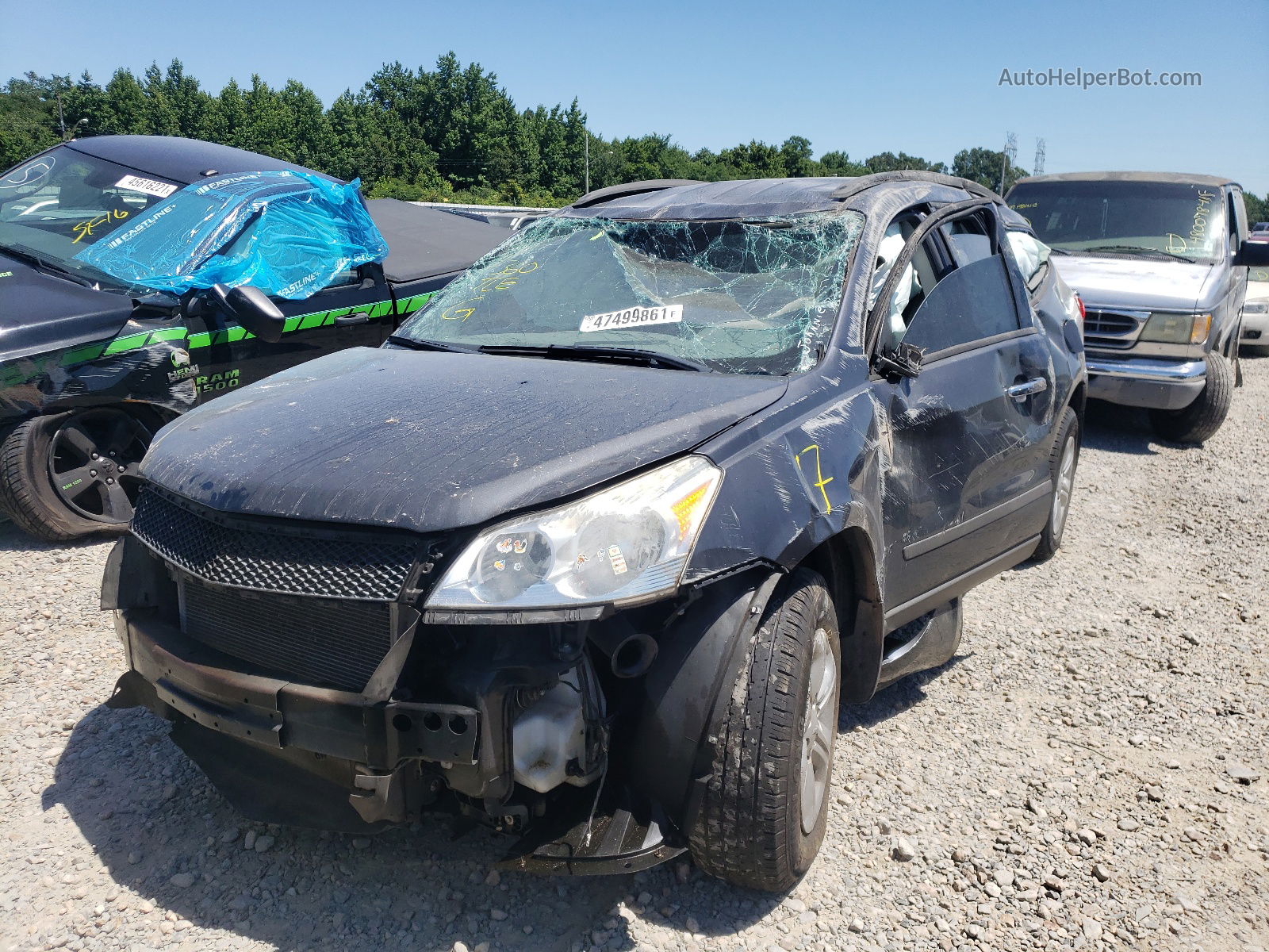 2012 Chevrolet Traverse Ls Серый vin: 1GNKRFED1CJ393641