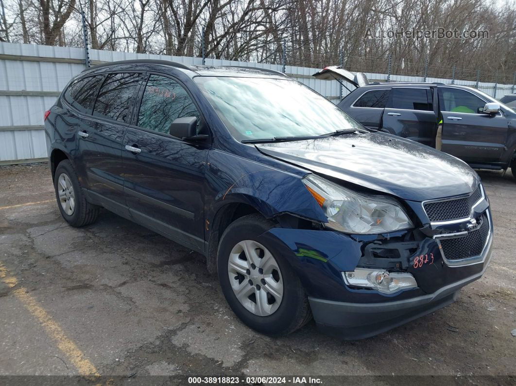 2011 Chevrolet Traverse Ls Dark Blue vin: 1GNKRFED2BJ176758