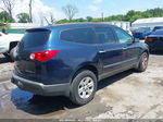 2011 Chevrolet Traverse Ls Blue vin: 1GNKRFED2BJ209497