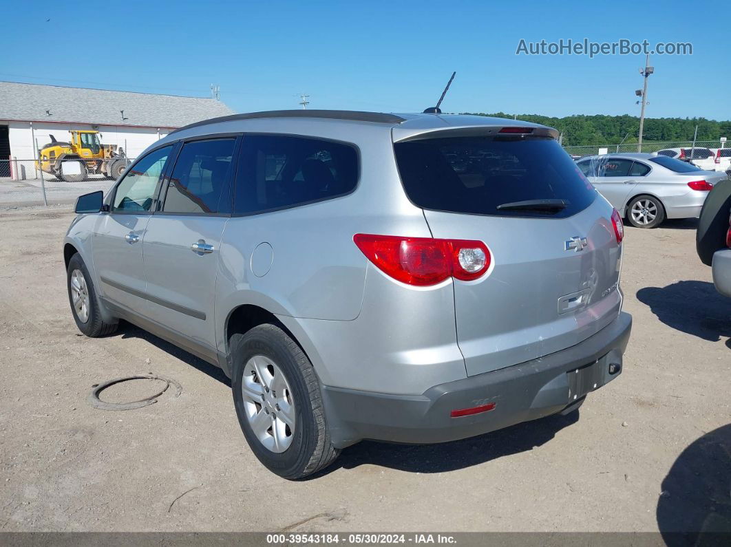 2011 Chevrolet Traverse Ls Silver vin: 1GNKRFED2BJ386843