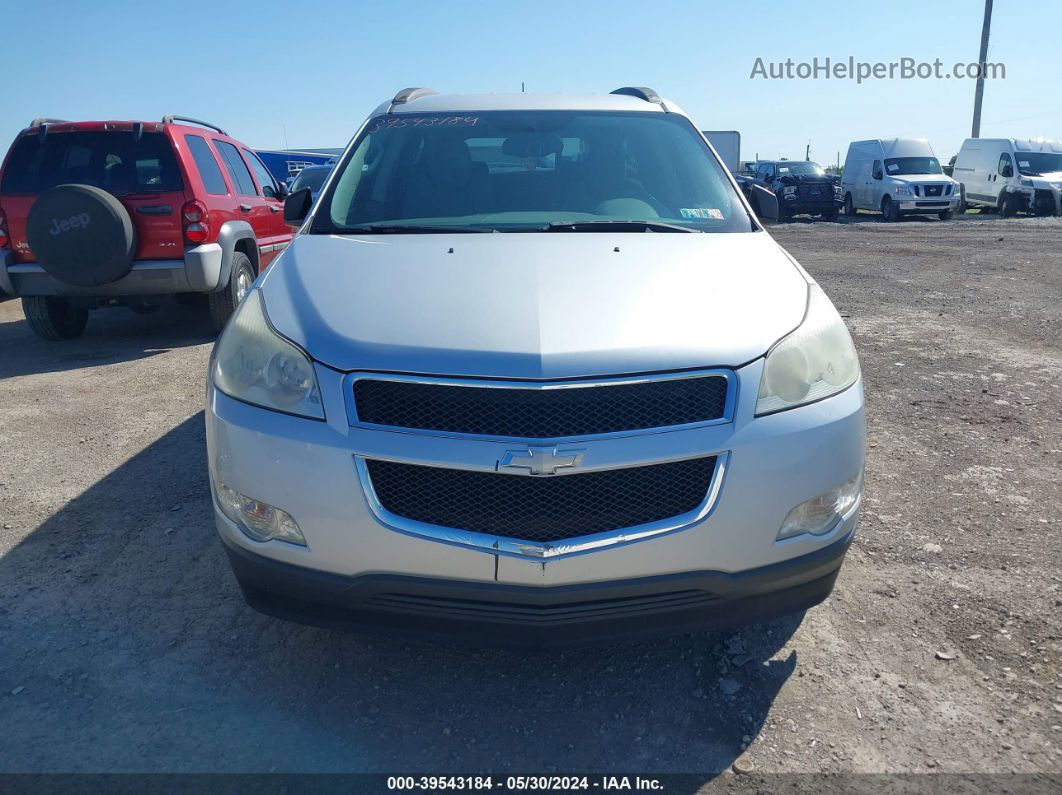 2011 Chevrolet Traverse Ls Silver vin: 1GNKRFED2BJ386843