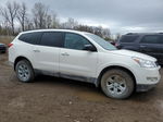 2012 Chevrolet Traverse Ls White vin: 1GNKRFED2CJ201689