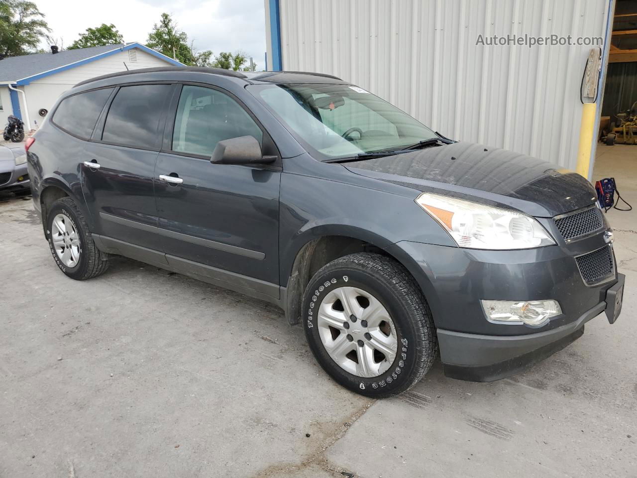 2012 Chevrolet Traverse Ls Gray vin: 1GNKRFED2CJ260550