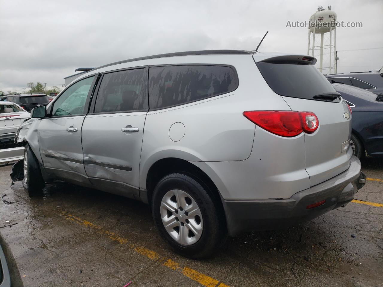 2012 Chevrolet Traverse Ls Silver vin: 1GNKRFED2CJ301498