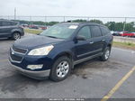 2011 Chevrolet Traverse Ls Blue vin: 1GNKRFED3BJ203806