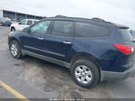 2011 Chevrolet Traverse Ls Blue vin: 1GNKRFED3BJ203806