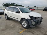 2012 Chevrolet Traverse Ls White vin: 1GNKRFED3CJ416031