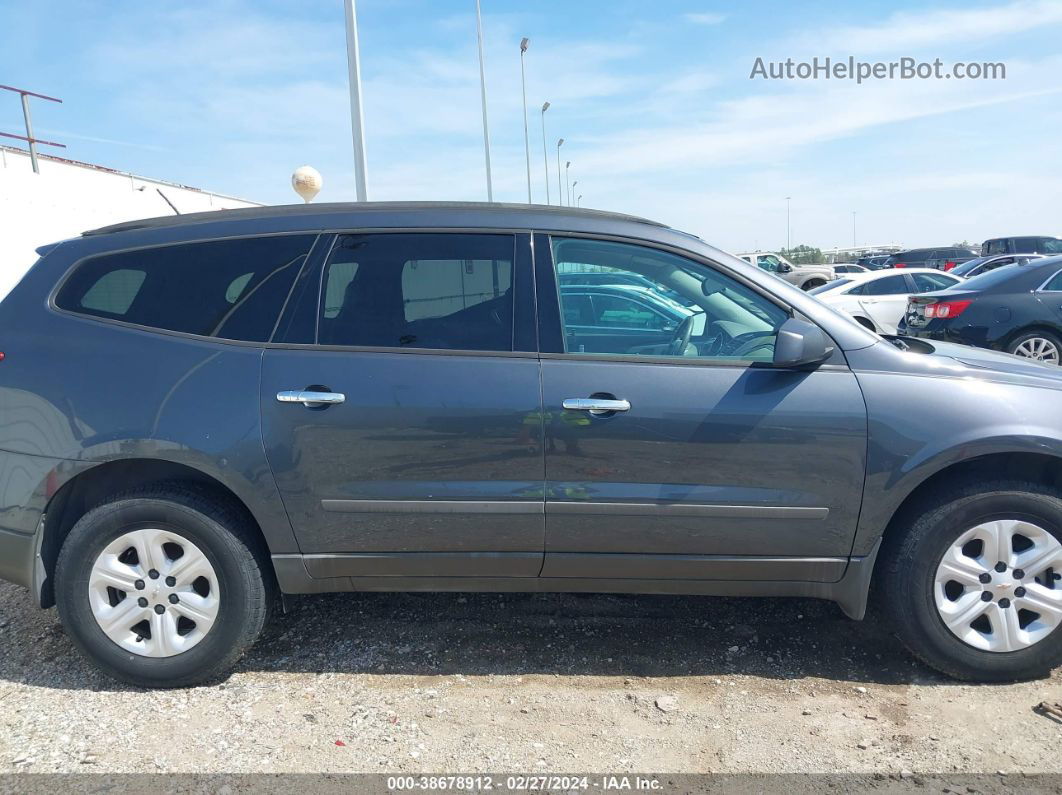 2011 Chevrolet Traverse Ls Gray vin: 1GNKRFED4BJ323002