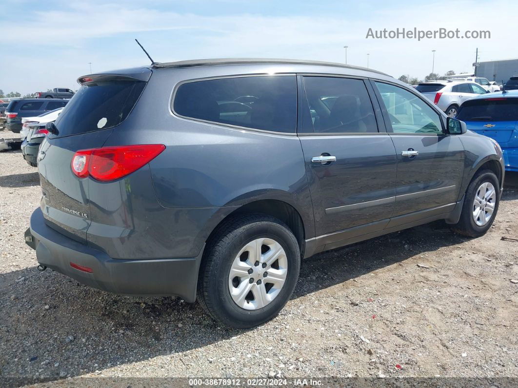 2011 Chevrolet Traverse Ls Gray vin: 1GNKRFED4BJ323002