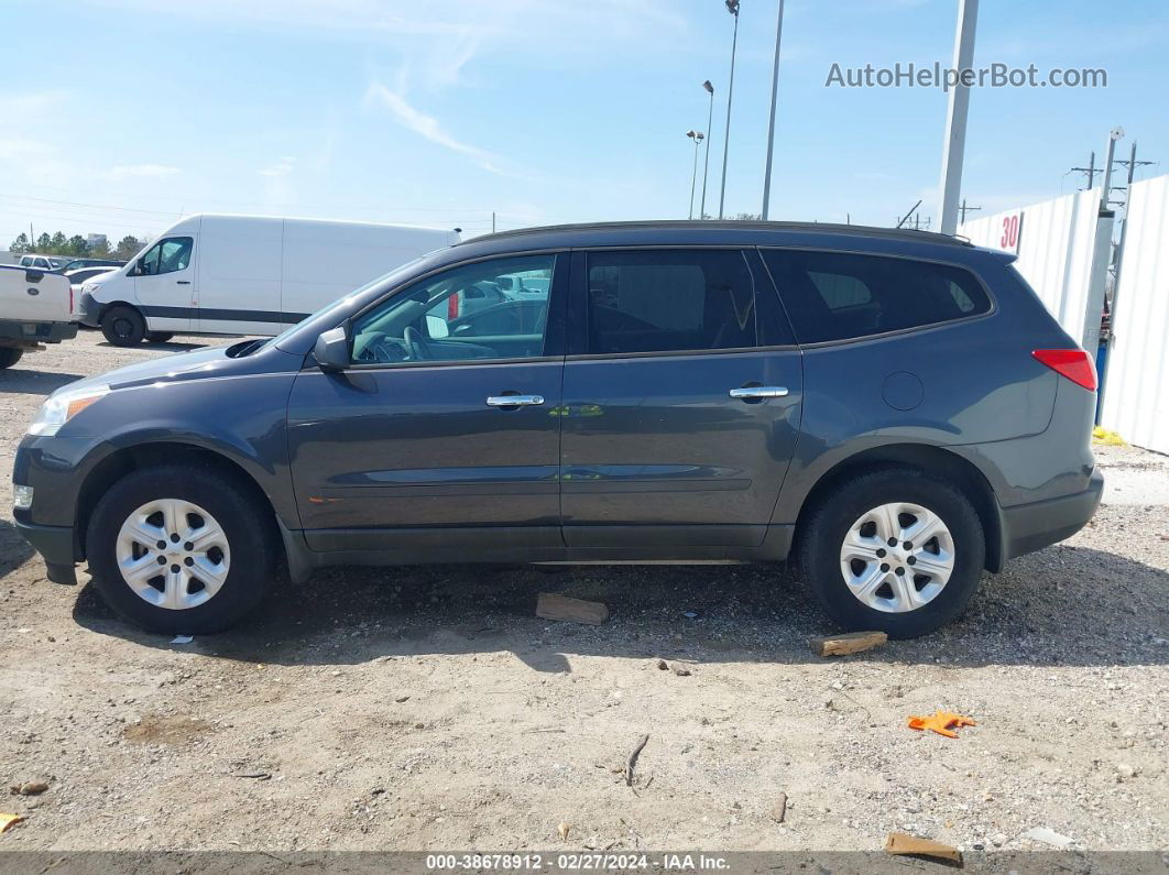 2011 Chevrolet Traverse Ls Gray vin: 1GNKRFED4BJ323002