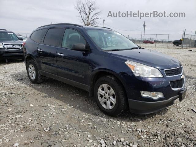 2012 Chevrolet Traverse Ls Blue vin: 1GNKRFED4CJ178657