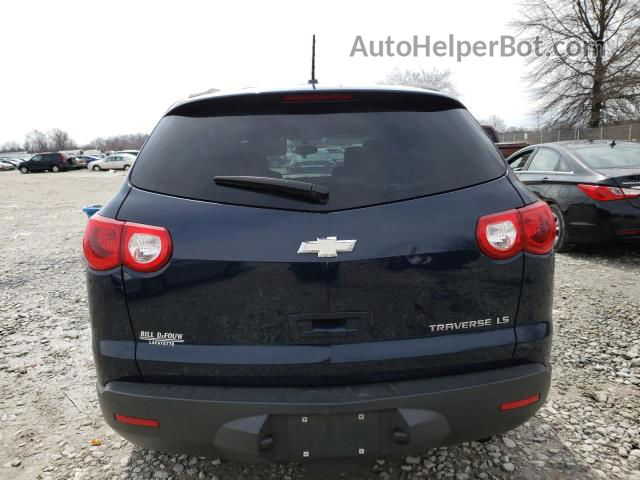 2012 Chevrolet Traverse Ls Blue vin: 1GNKRFED4CJ178657