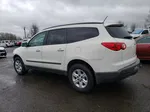 2012 Chevrolet Traverse Ls White vin: 1GNKRFED4CJ342859