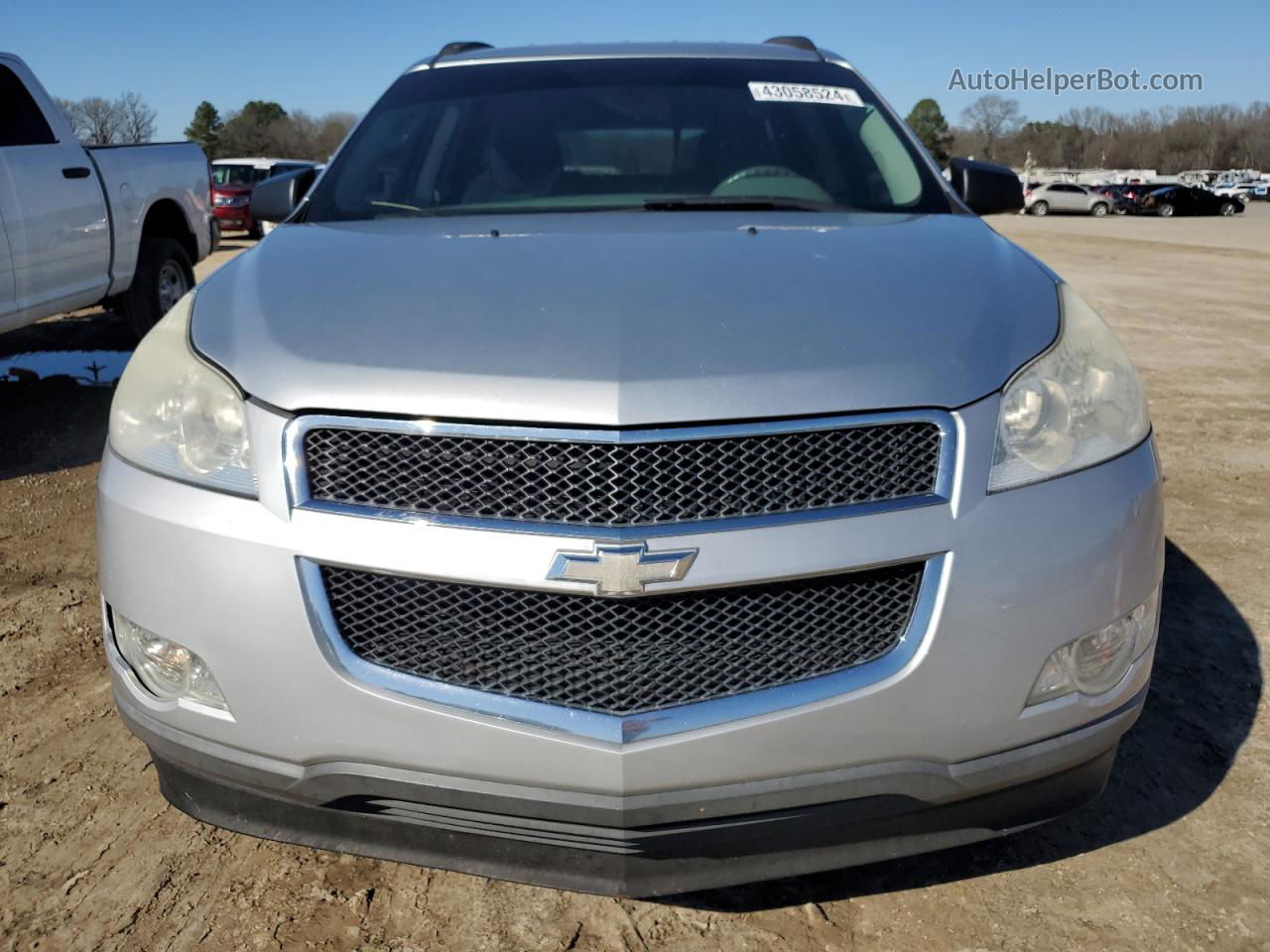 2012 Chevrolet Traverse Ls Silver vin: 1GNKRFED5CJ317761