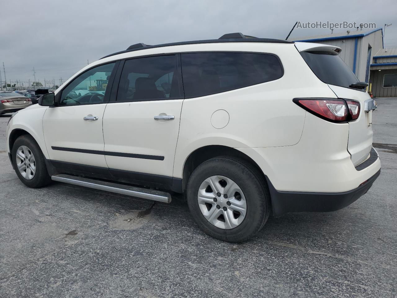 2014 Chevrolet Traverse Ls Белый vin: 1GNKRFED6EJ185502