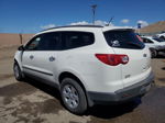 2011 Chevrolet Traverse Ls White vin: 1GNKRFED7BJ396316