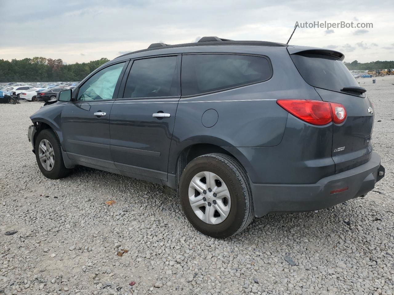 2012 Chevrolet Traverse Ls Gray vin: 1GNKRFED7CJ362619