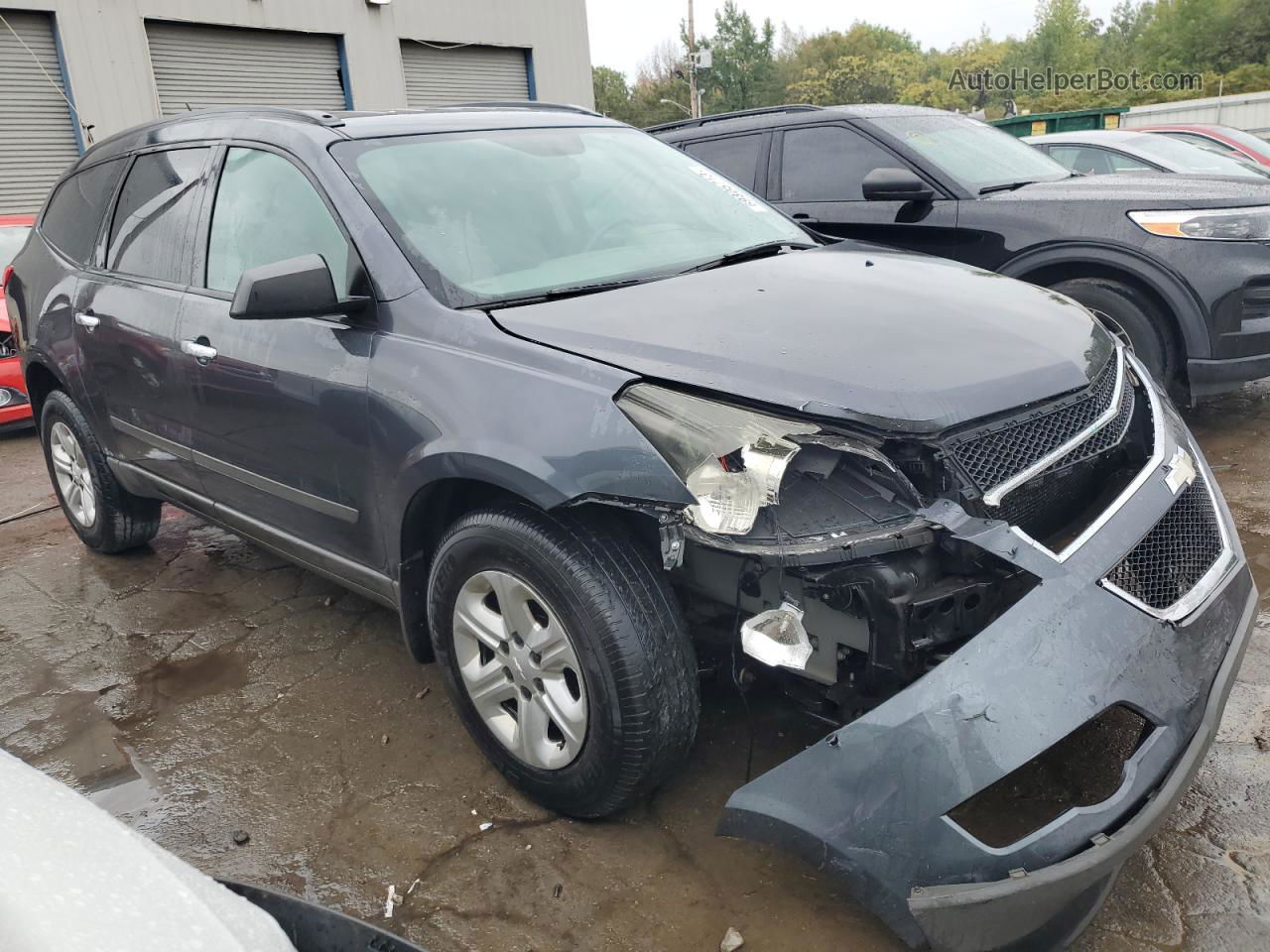 2012 Chevrolet Traverse Ls Charcoal vin: 1GNKRFED7CJ398472