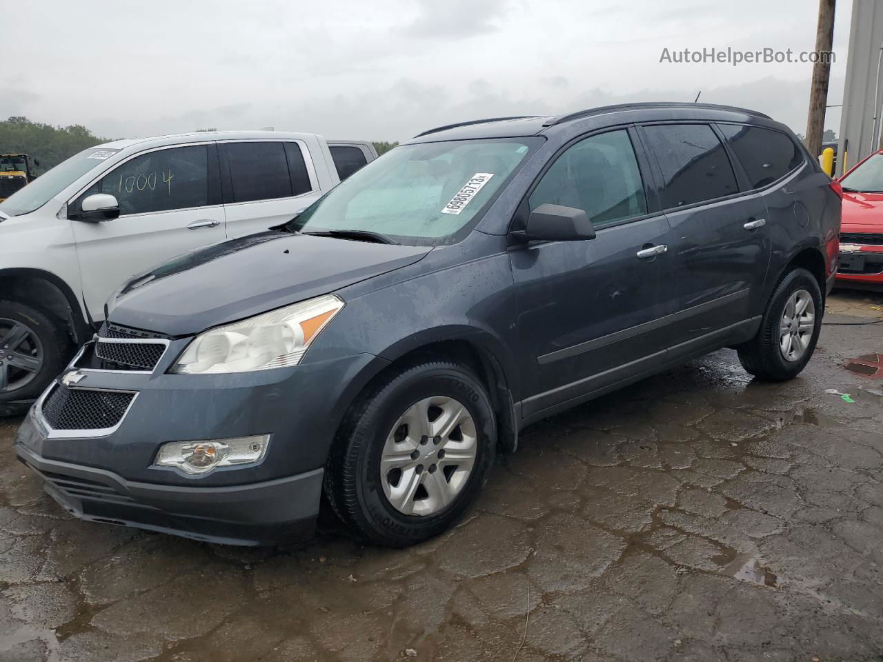 2012 Chevrolet Traverse Ls Charcoal vin: 1GNKRFED7CJ398472