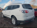 2012 Chevrolet Traverse Ls White vin: 1GNKRFED7CJ422432