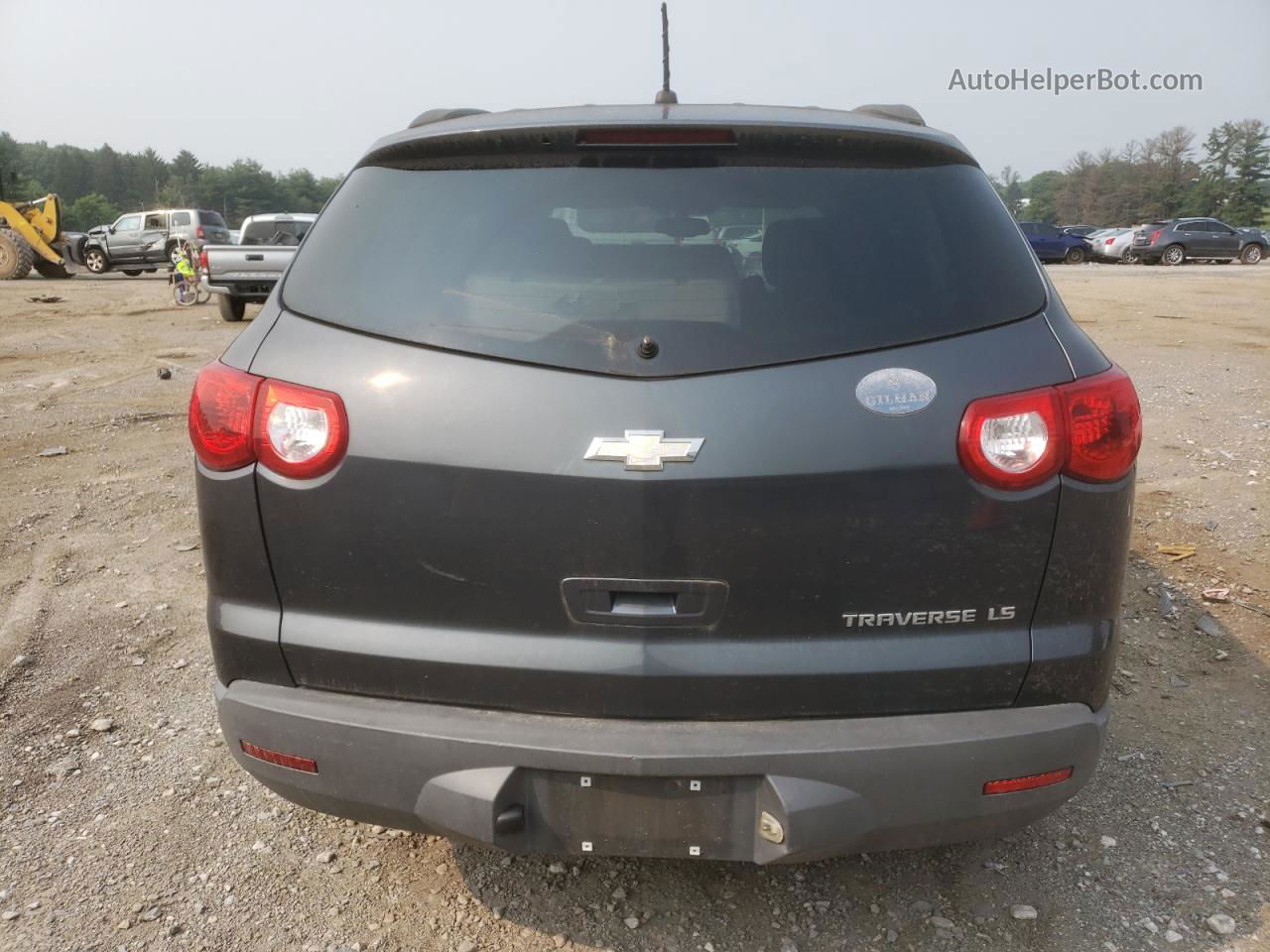 2011 Chevrolet Traverse Ls Gray vin: 1GNKRFED8BJ185366