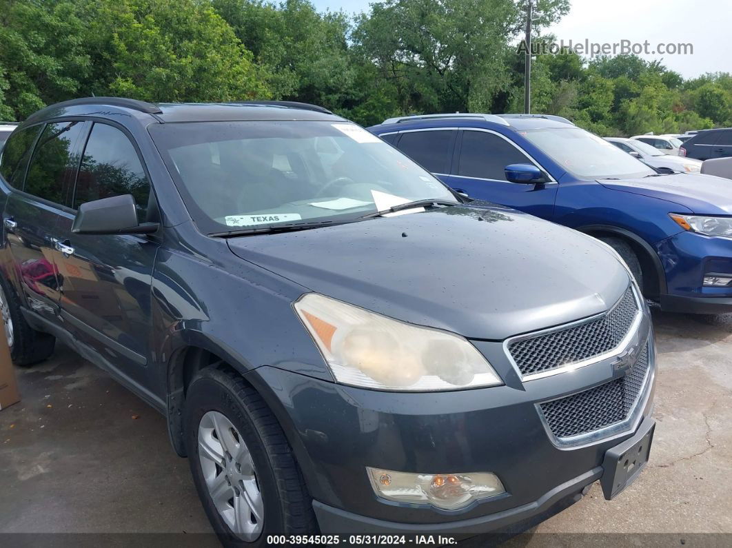 2012 Chevrolet Traverse Ls Black vin: 1GNKRFED9CJ409214