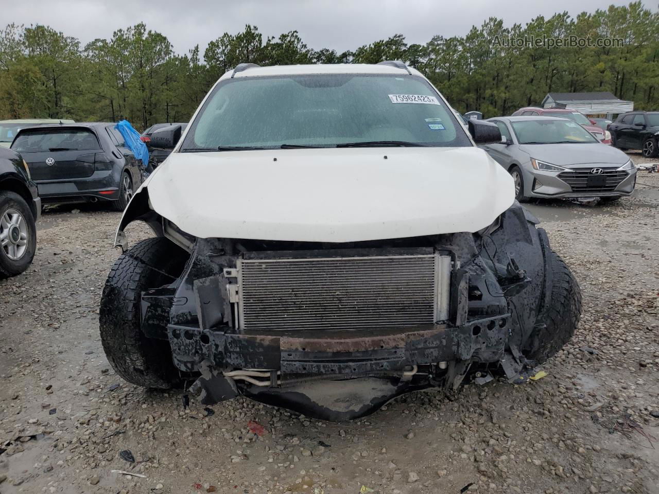 2012 Chevrolet Traverse Ls White vin: 1GNKRFEDXCJ337200