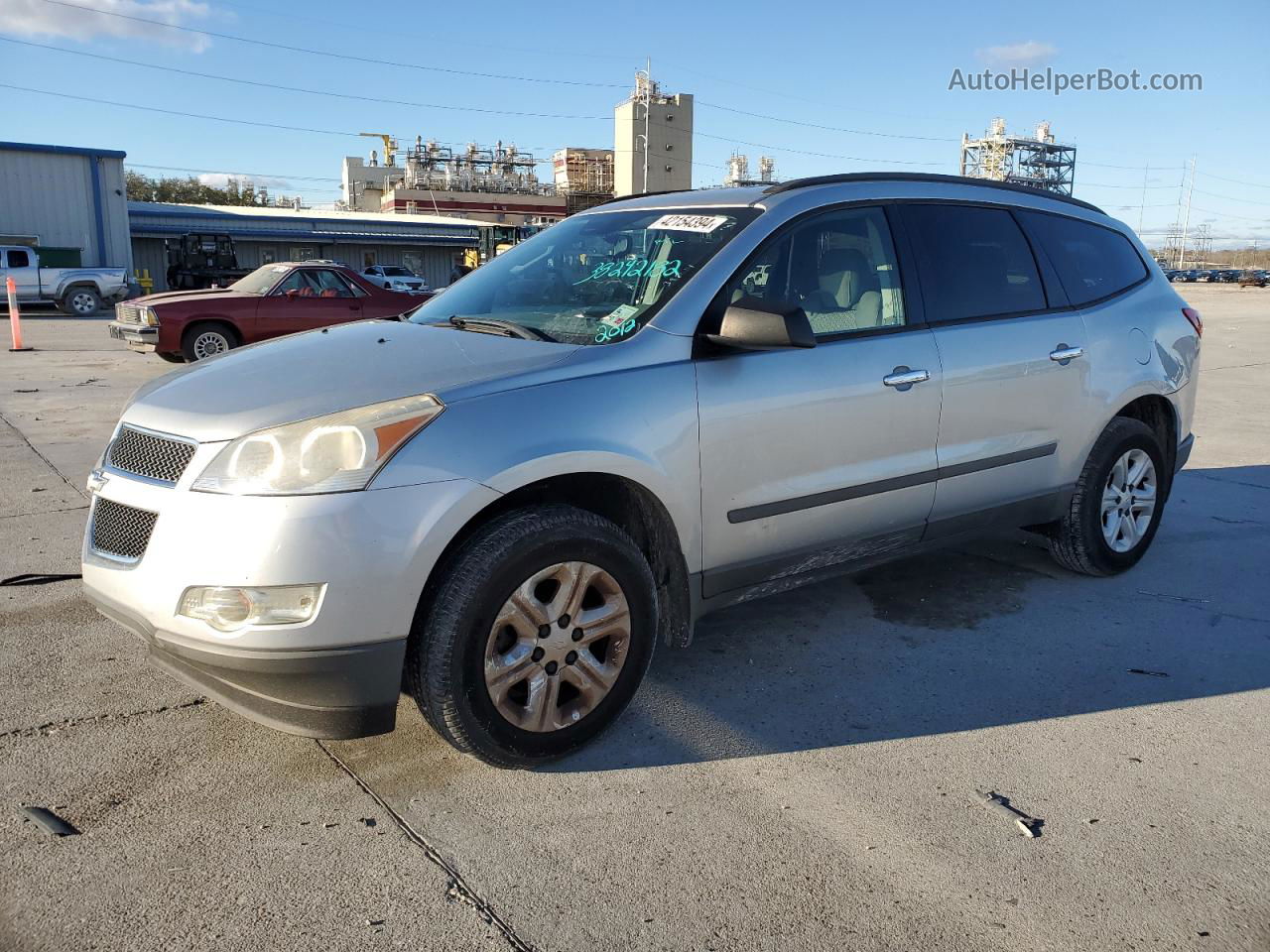 2012 Chevrolet Traverse Ls Silver vin: 1GNKRFEDXCJ398014