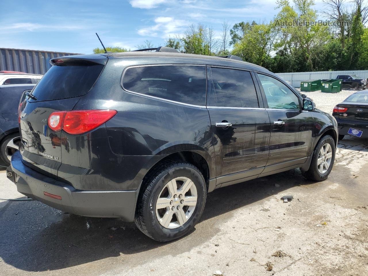 2011 Chevrolet Traverse Lt Черный vin: 1GNKRGED0BJ123708