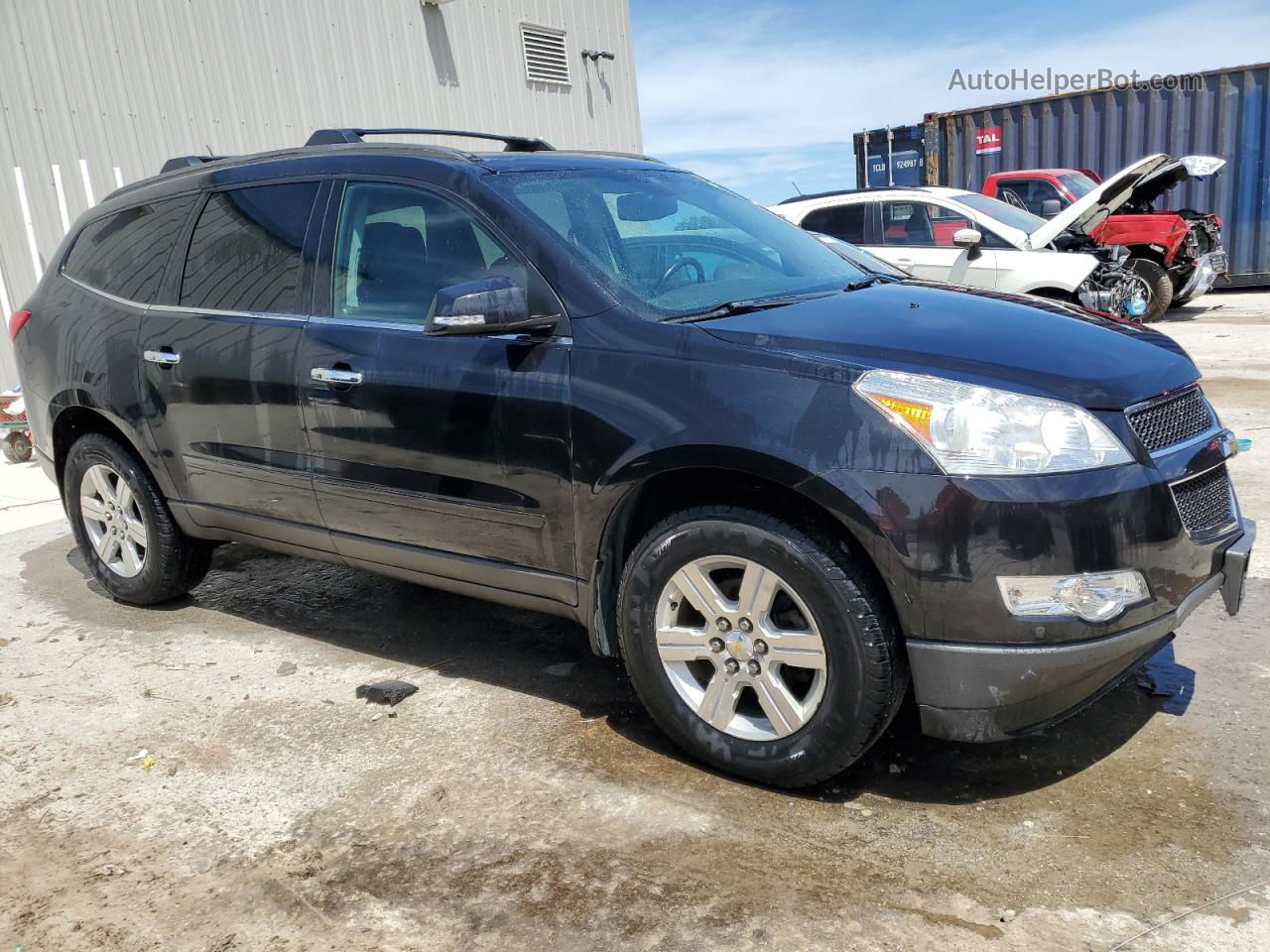 2011 Chevrolet Traverse Lt Черный vin: 1GNKRGED0BJ123708