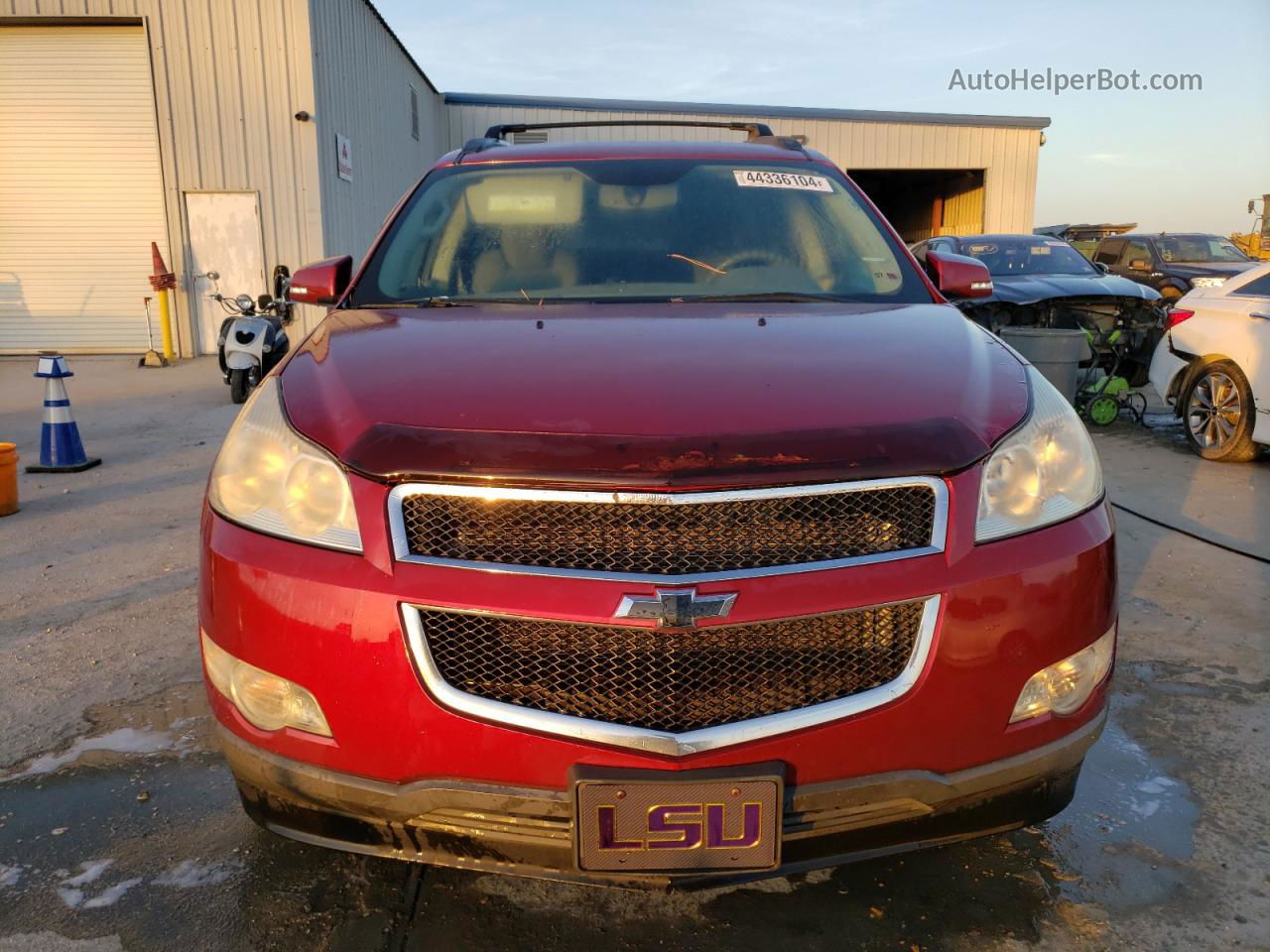 2011 Chevrolet Traverse Lt Burgundy vin: 1GNKRGED0BJ266223