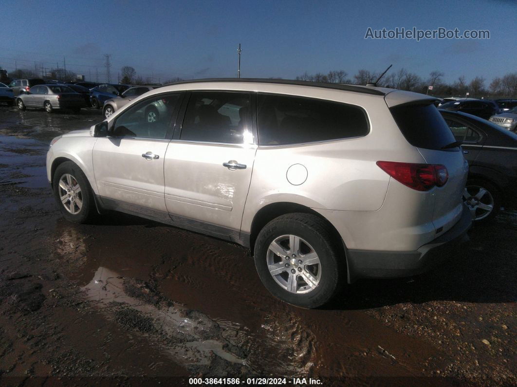 2011 Chevrolet Traverse 1lt White vin: 1GNKRGED0BJ408067