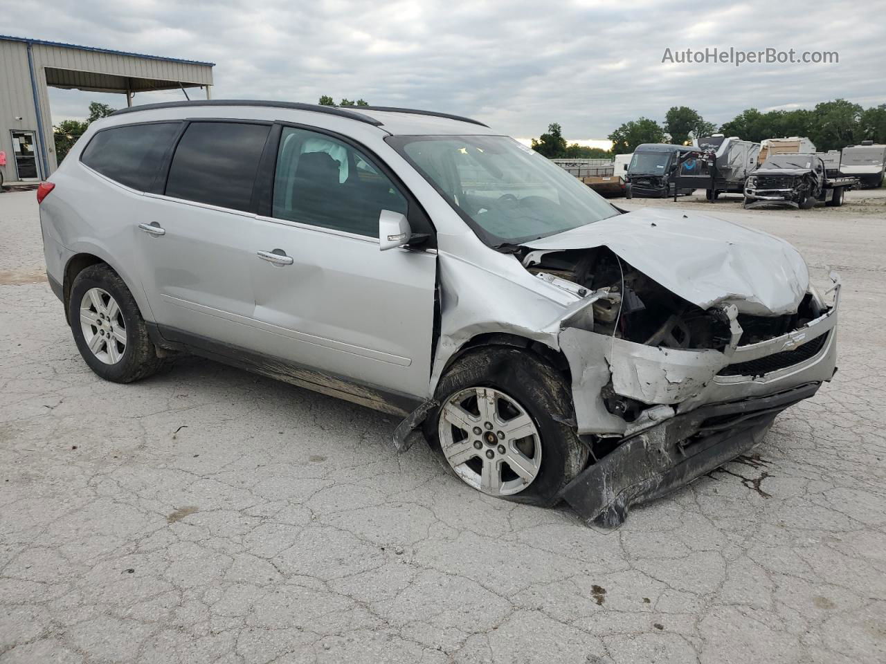 2012 Chevrolet Traverse Lt Silver vin: 1GNKRGED0CJ109051