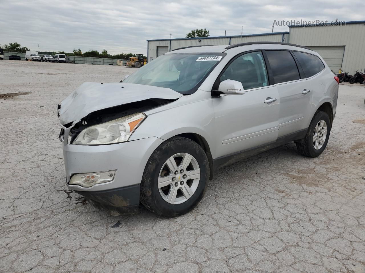 2012 Chevrolet Traverse Lt Silver vin: 1GNKRGED0CJ109051