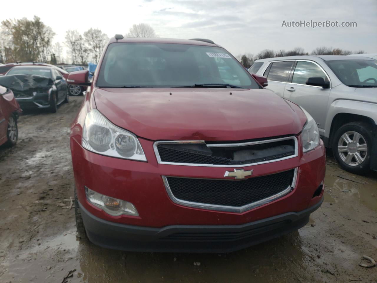 2012 Chevrolet Traverse Lt Red vin: 1GNKRGED0CJ137562