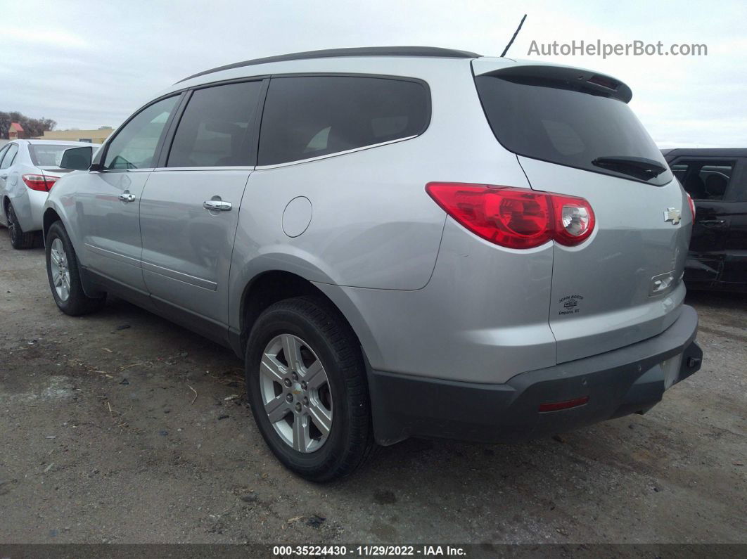 2012 Chevrolet Traverse 1lt Silver vin: 1GNKRGED0CJ198202