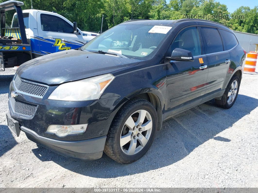 2012 Chevrolet Traverse 1lt Black vin: 1GNKRGED0CJ203415