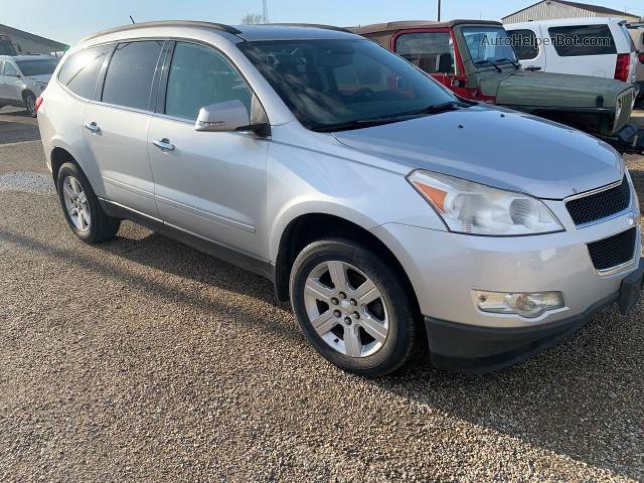 2012 Chevrolet Traverse Lt Silver vin: 1GNKRGED0CJ227665