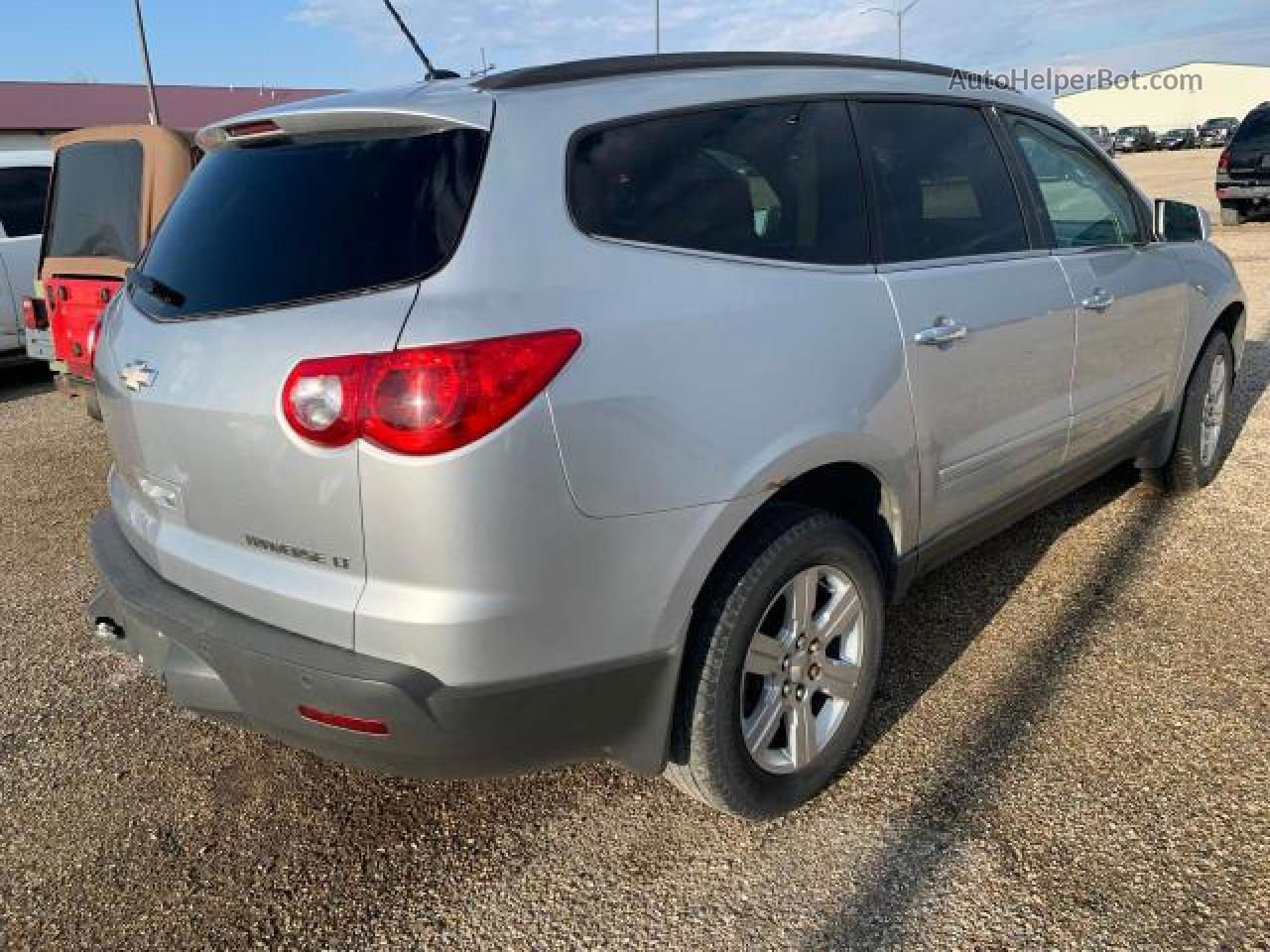 2012 Chevrolet Traverse Lt Silver vin: 1GNKRGED0CJ227665