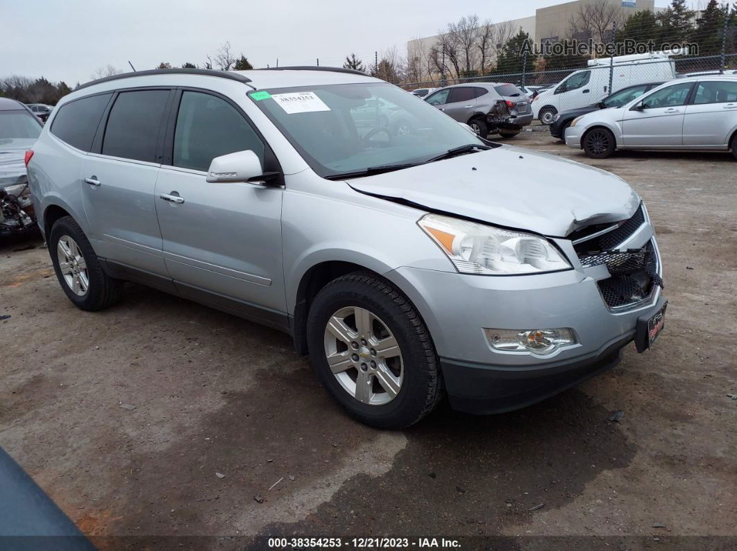 2012 Chevrolet Traverse 1lt Silver vin: 1GNKRGED0CJ359437