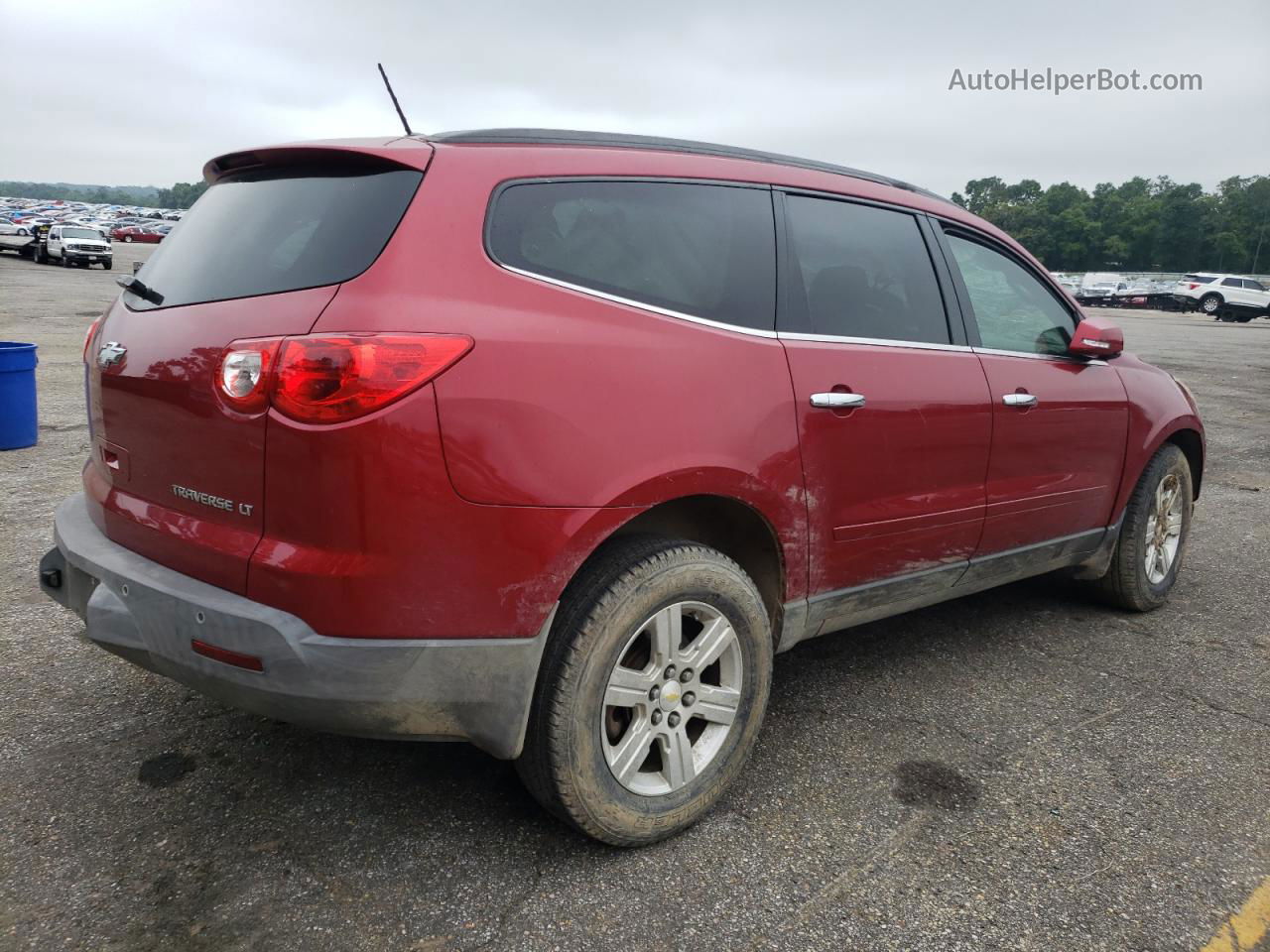 2012 Chevrolet Traverse Lt Красный vin: 1GNKRGED0CJ407339