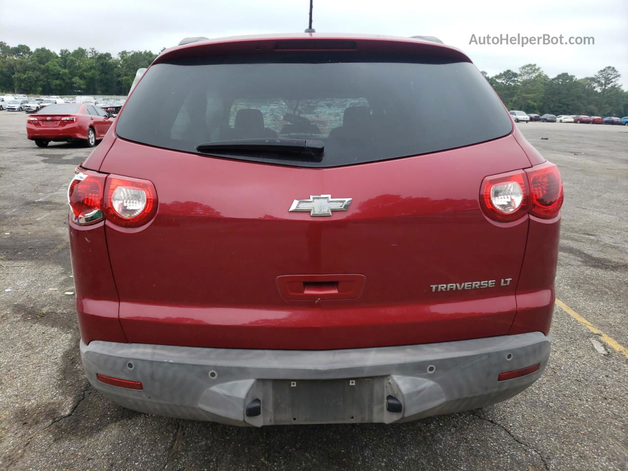 2012 Chevrolet Traverse Lt Red vin: 1GNKRGED0CJ407339