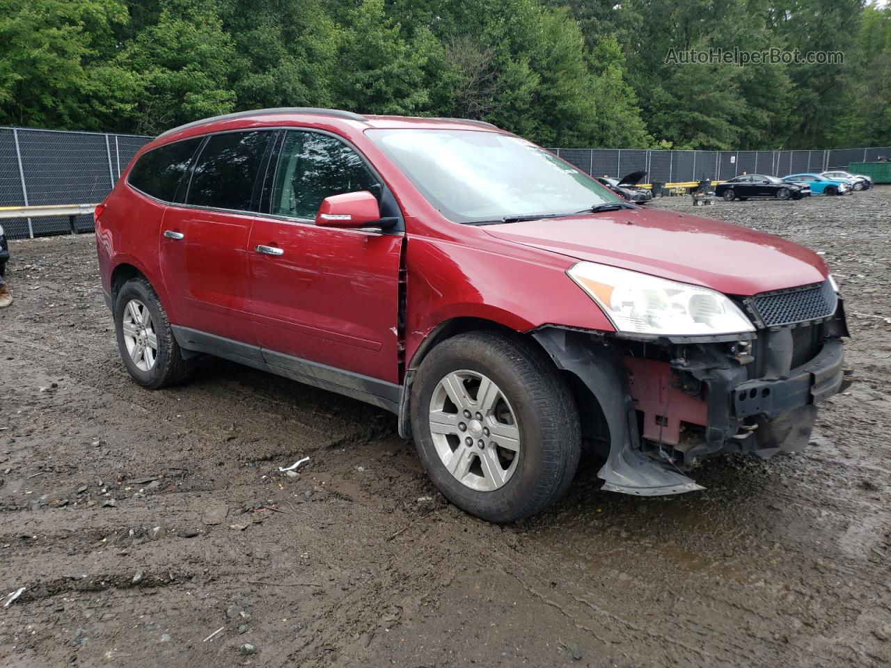 2012 Chevrolet Traverse Lt Red vin: 1GNKRGED0CJ417790