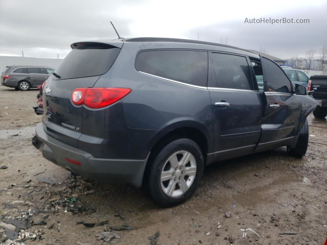 2011 Chevrolet Traverse Lt Gray vin: 1GNKRGED1BJ322394