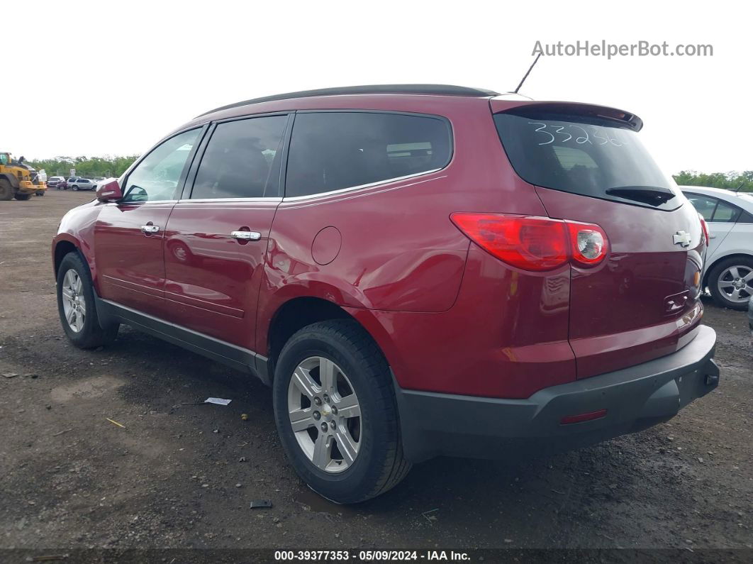 2011 Chevrolet Traverse 1lt Maroon vin: 1GNKRGED1BJ332360