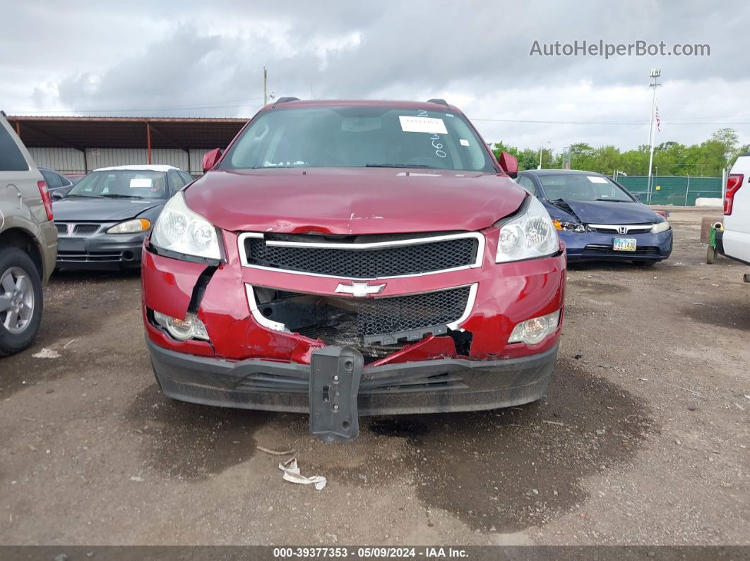 2011 Chevrolet Traverse 1lt Maroon vin: 1GNKRGED1BJ332360