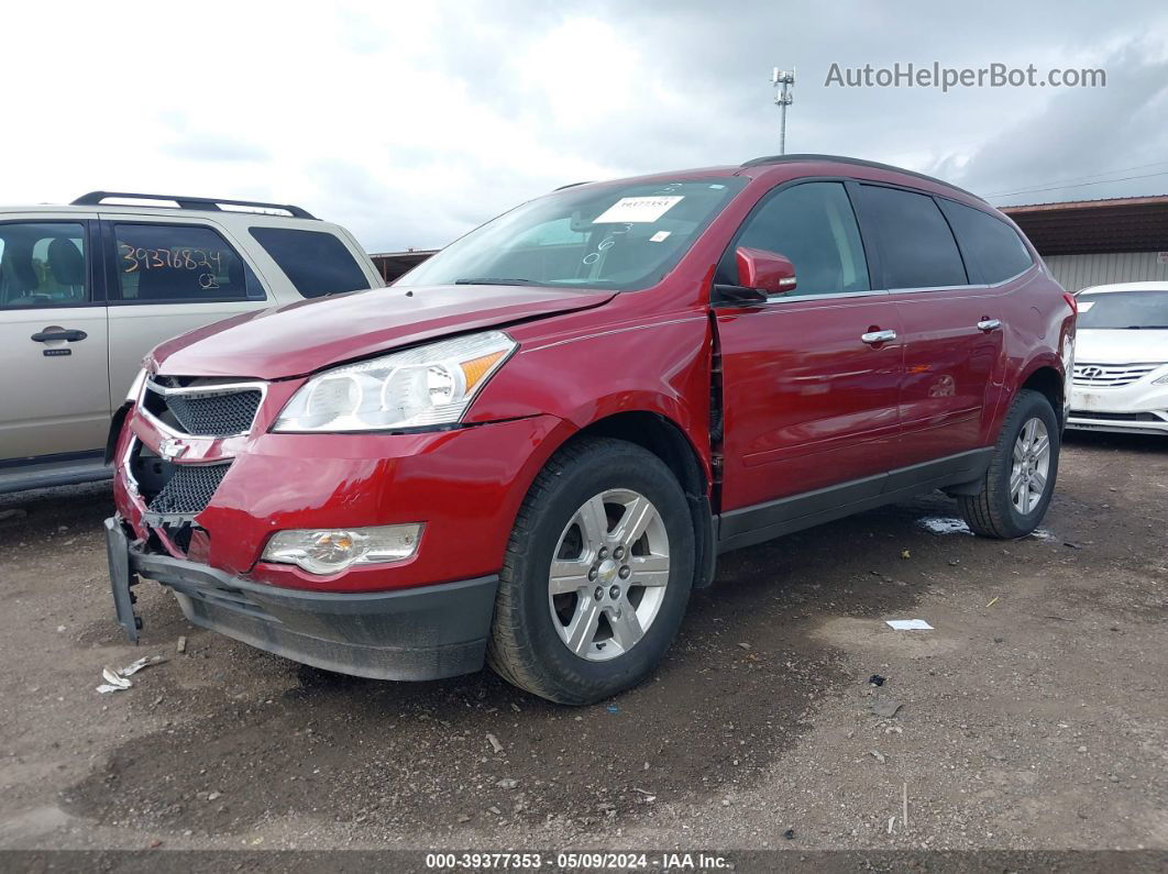 2011 Chevrolet Traverse 1lt Maroon vin: 1GNKRGED1BJ332360