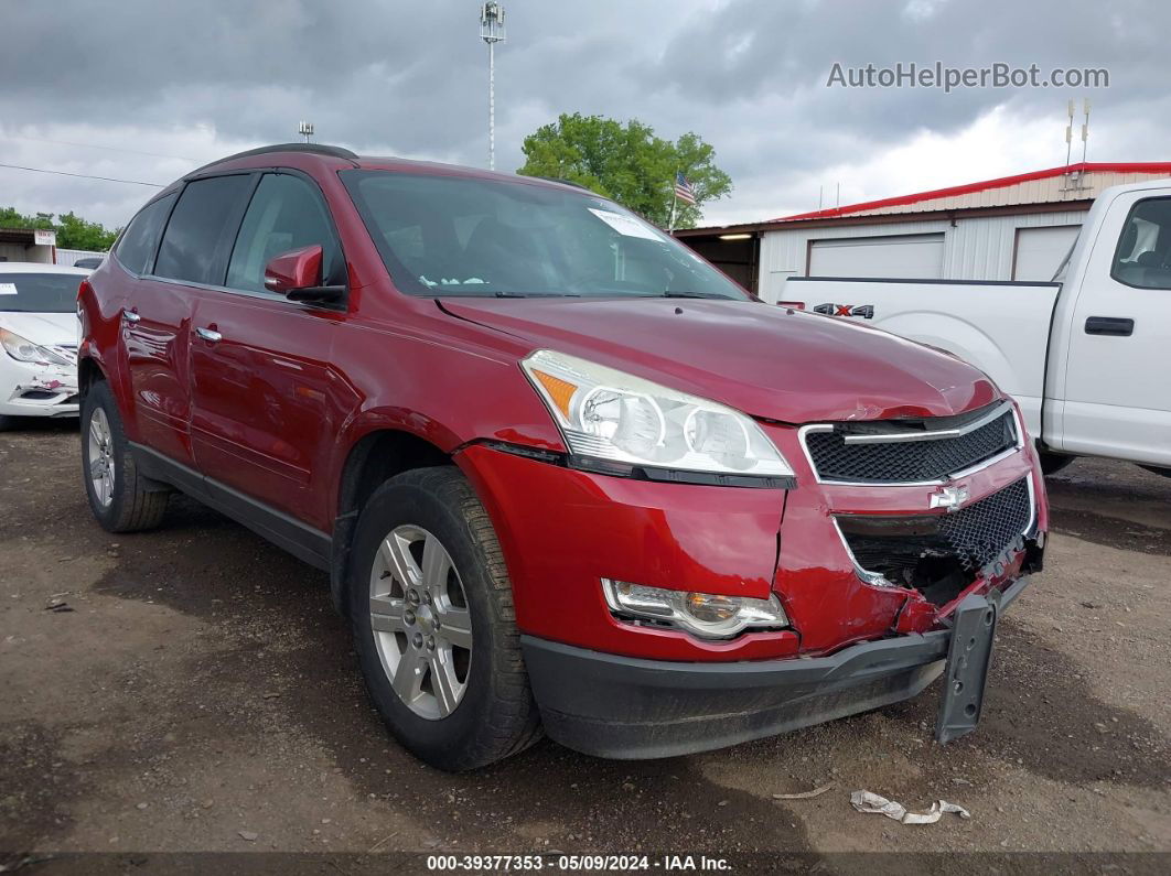 2011 Chevrolet Traverse 1lt Maroon vin: 1GNKRGED1BJ332360