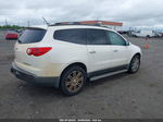 2011 Chevrolet Traverse 1lt White vin: 1GNKRGED1BJ380909