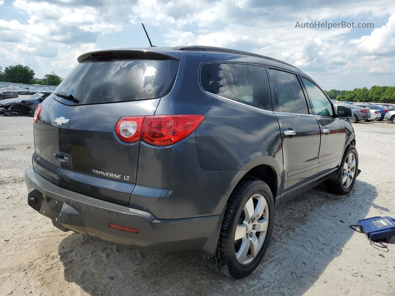 2012 Chevrolet Traverse Lt Gray vin: 1GNKRGED1CJ295649